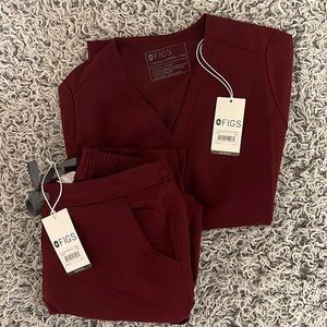 Figs Scrubs. Top and Bottom